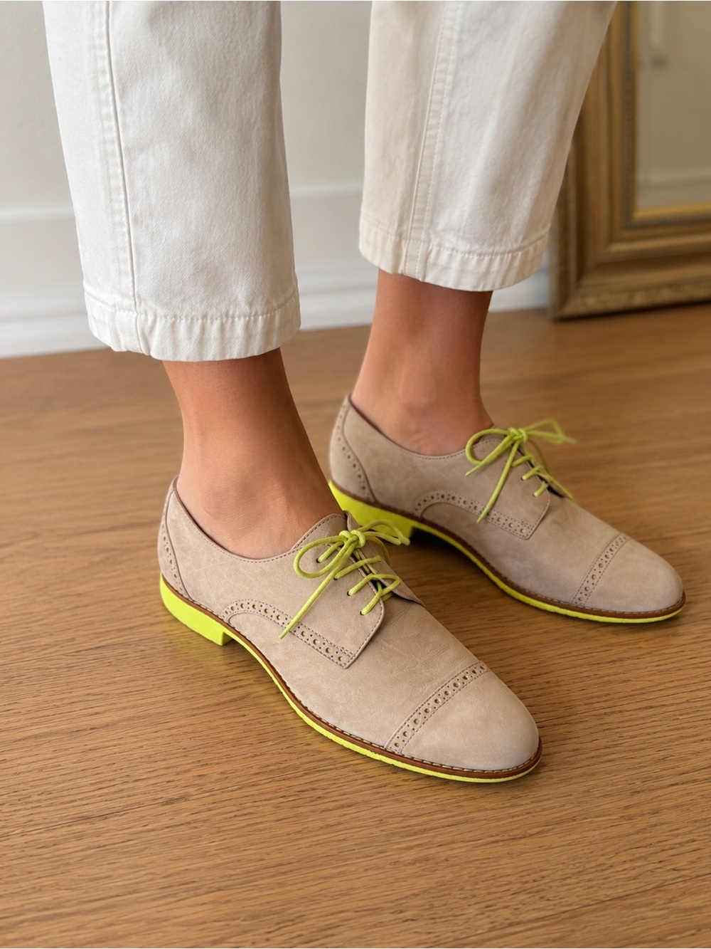 Cole Haan Grand.OS Suede Oxford Shoes – Brand New – Women's Size 10B